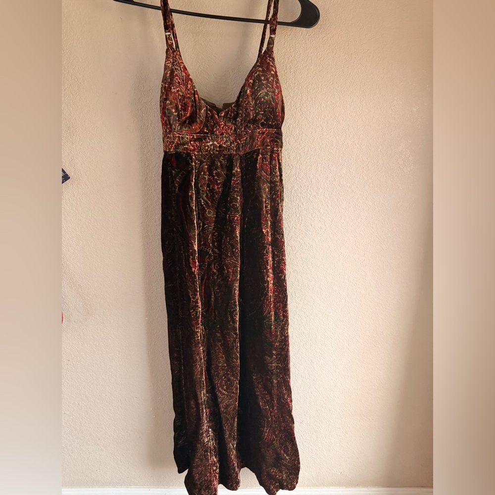 Vintage Ralph Lauren Rayon Silk Blend Dress blue label